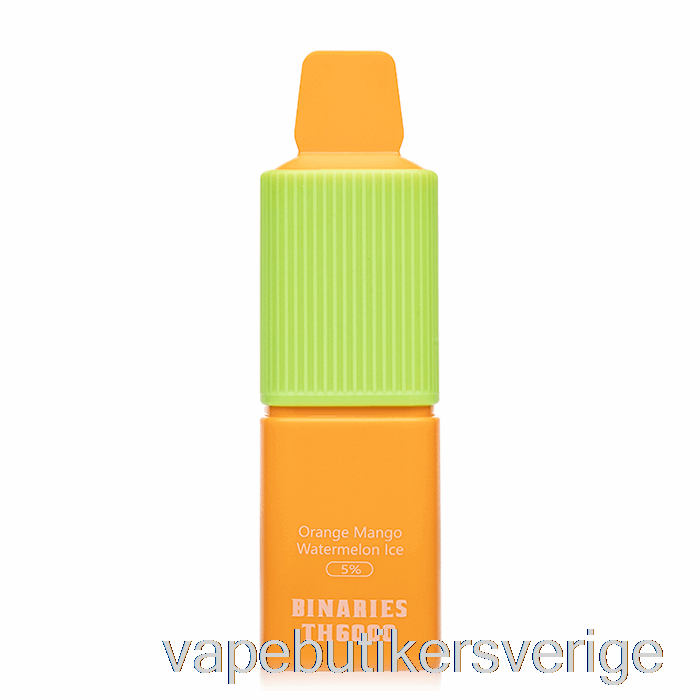 Vape Sverige Horizon Binärer Th6000 Disponibel Apelsin Mango Vattenmelon Is